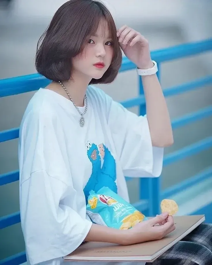 các kiểu tóc ngang vai hàn quốc
