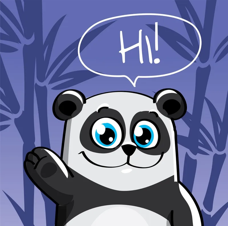 Chào hỏi cực dễ thương với meme hi cute, tạo sự ấm áp và thân thiện.