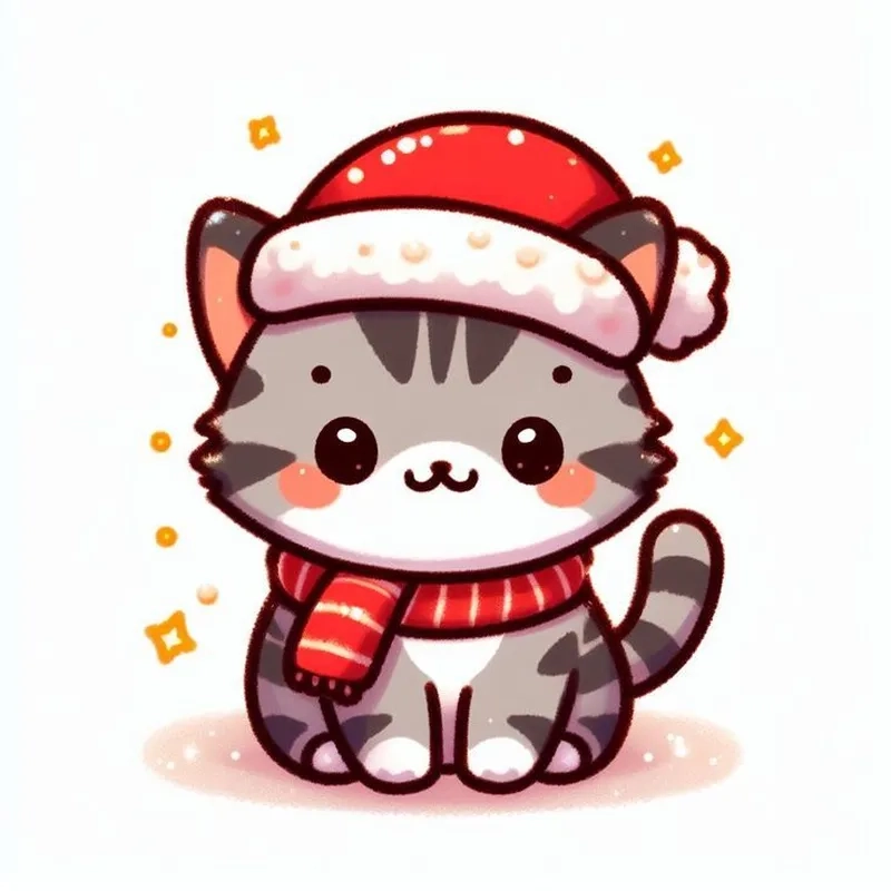 Avatar mèo Noel meme làm bạn trở thành tâm điểm của mọi cuộc trò chuyện.