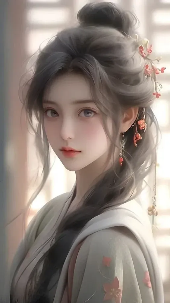 Hình gái xinh hoạt hình thể hiện sự ngọt ngào và thu hút