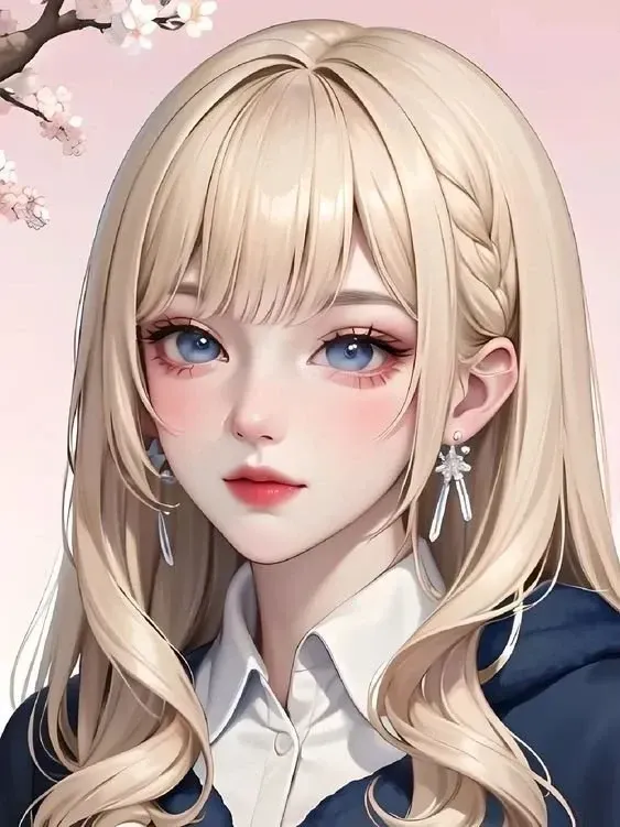 Cô gái anime xinh đẹp với nét vẽ sinh động và đáng yêu