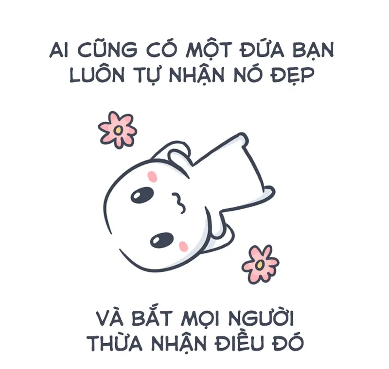 Meme con thỏ hồng dễ thương đang được lan tỏa rộng rãi với biểu cảm ngộ nghĩnh.