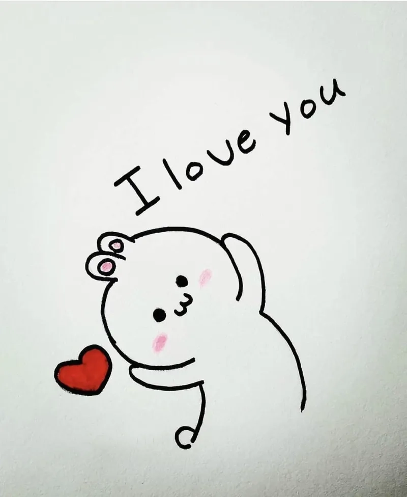 Thông điệp đáp lại tình yêu được truyền tải qua meme hài hước và đáng yêu.