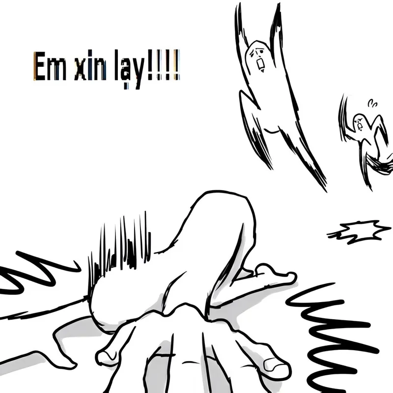 Meme quỳ cầu xin là cách hài hước để thể hiện sự 