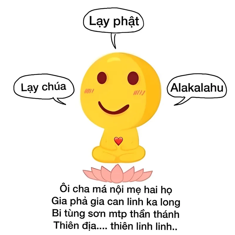 Vái lạy meme là lựa chọn sáng tạo cho những tình huống 