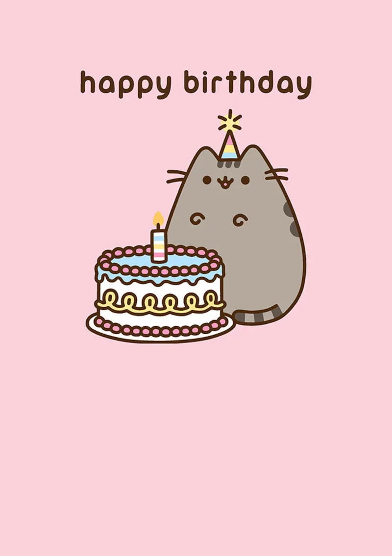 Gửi lời chúc đặc biệt với Happy Birthday Meme Mèo dễ thương.