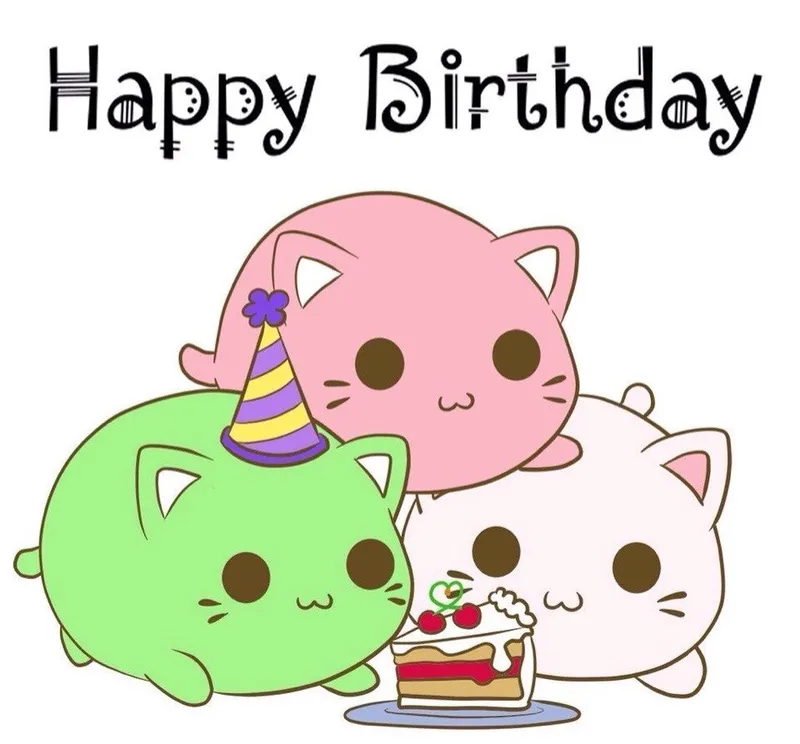 Gửi lời chúc đặc biệt với Happy Birthday Meme Mèo dễ thương.