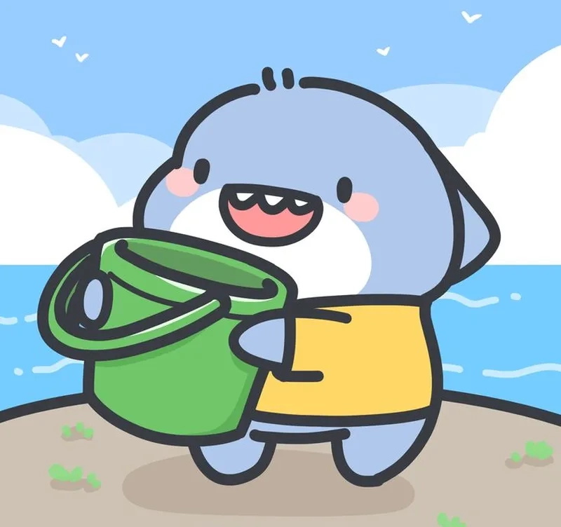Meme cá mập mẹ chuchu chuchu cực kỳ đáng yêu, bạn sẽ phải bật cười.