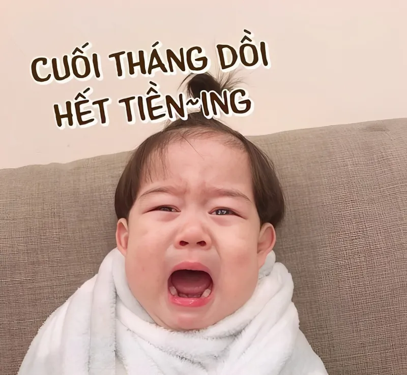 Meme rút tiền thể hiện sự hấp dẫn khi bạn rút tiền từ ATM và phát hiện mình chẳng còn gì.