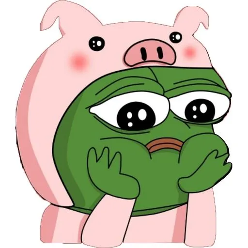 Biểu cảm khóc cực dễ thương, meme ếch xanh làm tan chảy mọi trái tim