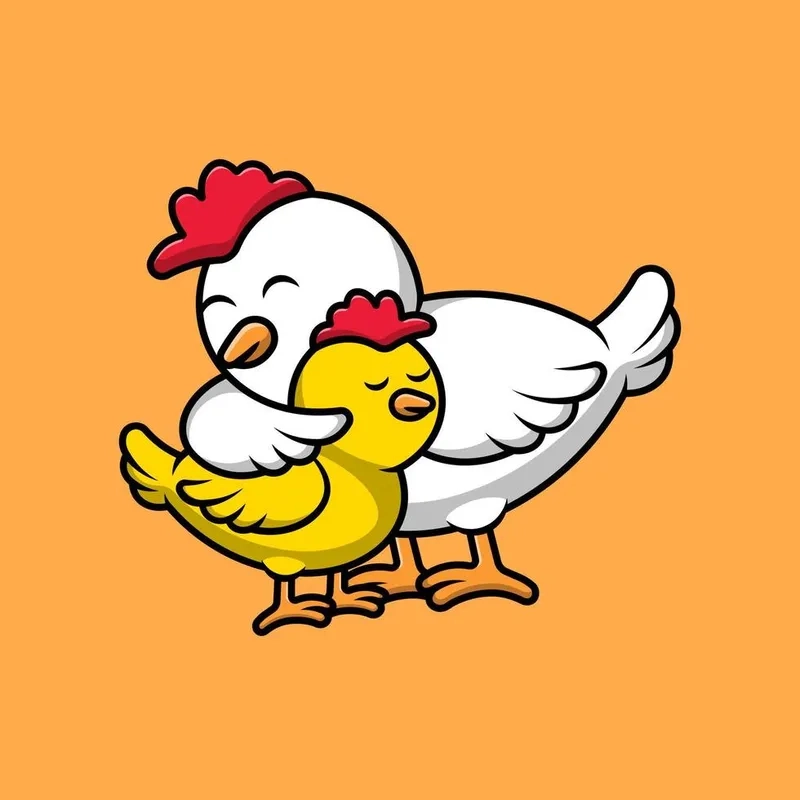 Meme gà con hài hước, lý tưởng cho mọi cuộc trò chuyện vui vẻ.