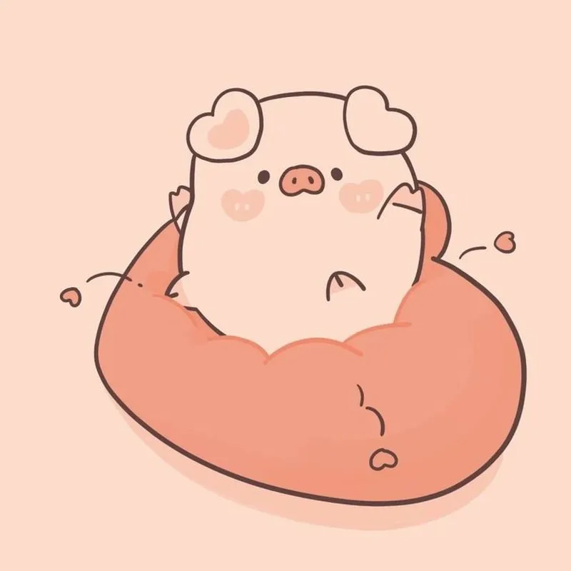 Meme heo hồng với biểu cảm ngộ nghĩnh sẽ làm bạn phải bật cười suốt ngày.