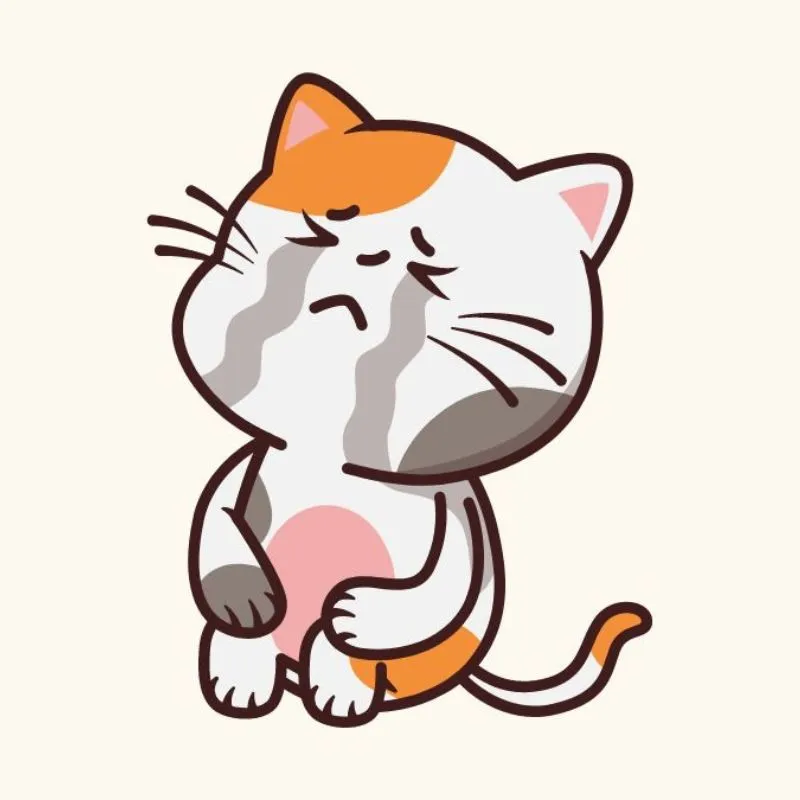 Pepe crying meme thể hiện cảm xúc buồn bã đầy hài hước của nhân vật Pepe.