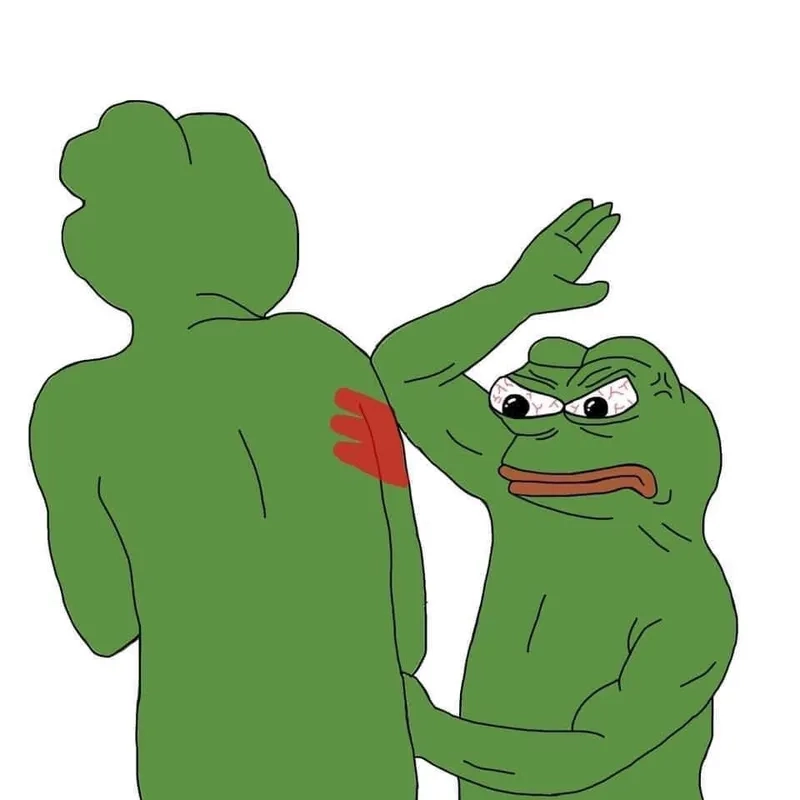 Meme đánh lưng luôn gây cười với những tình huống bất ngờ trong cuộc sống.