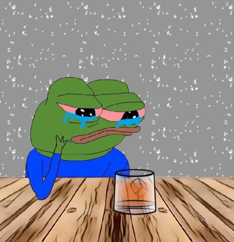 Chú hề ếch xanh meme, biểu cảm hài không đỡ nổi