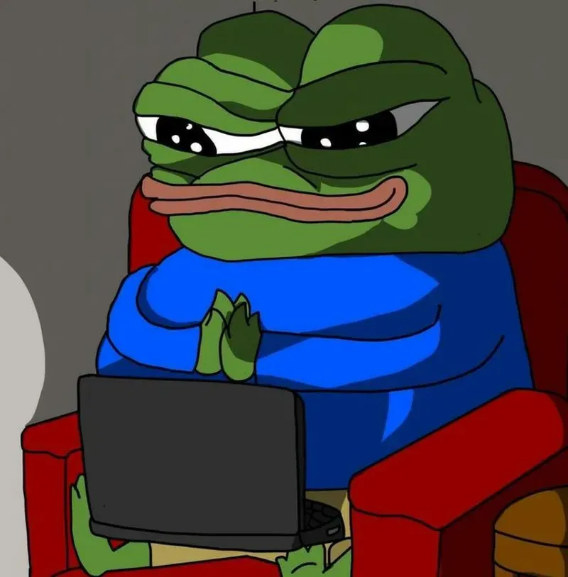 Meme troll ếch xanh hài hước, hoàn hảo cho mọi tình huống trêu ghẹo.