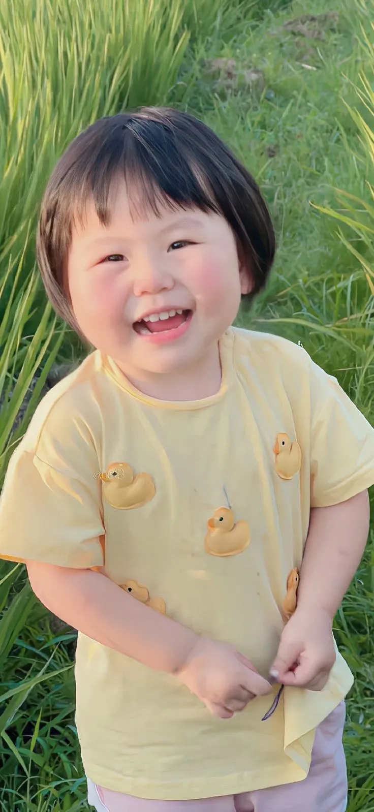 Meme em bé ôm là biểu tượng của sự ấm áp và dễ thương khó cưỡng.