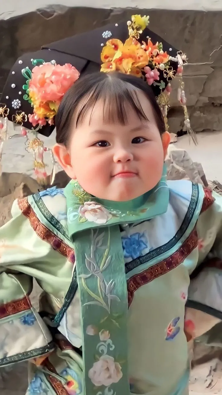 Meme em bé nín tái hiện khoảnh khắc dễ thương nhưng không kém phần hài hước.