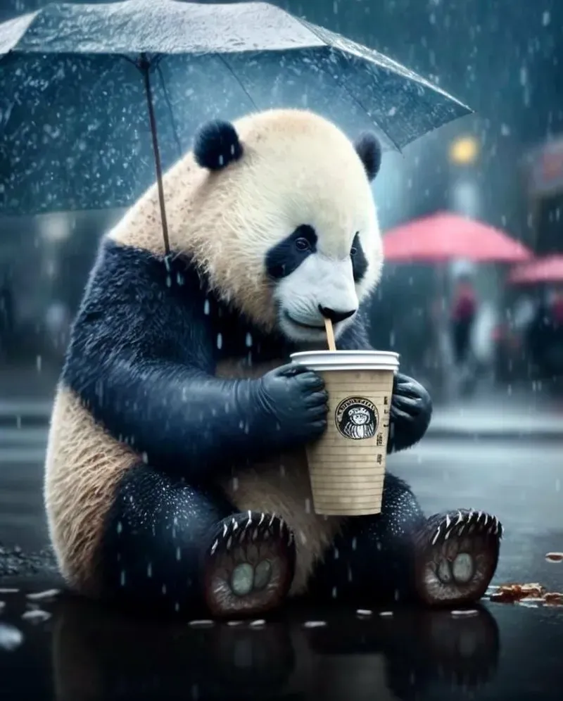 Những hình ảnh đời thực của meme gấu trúc thật khiến bạn bật cười.