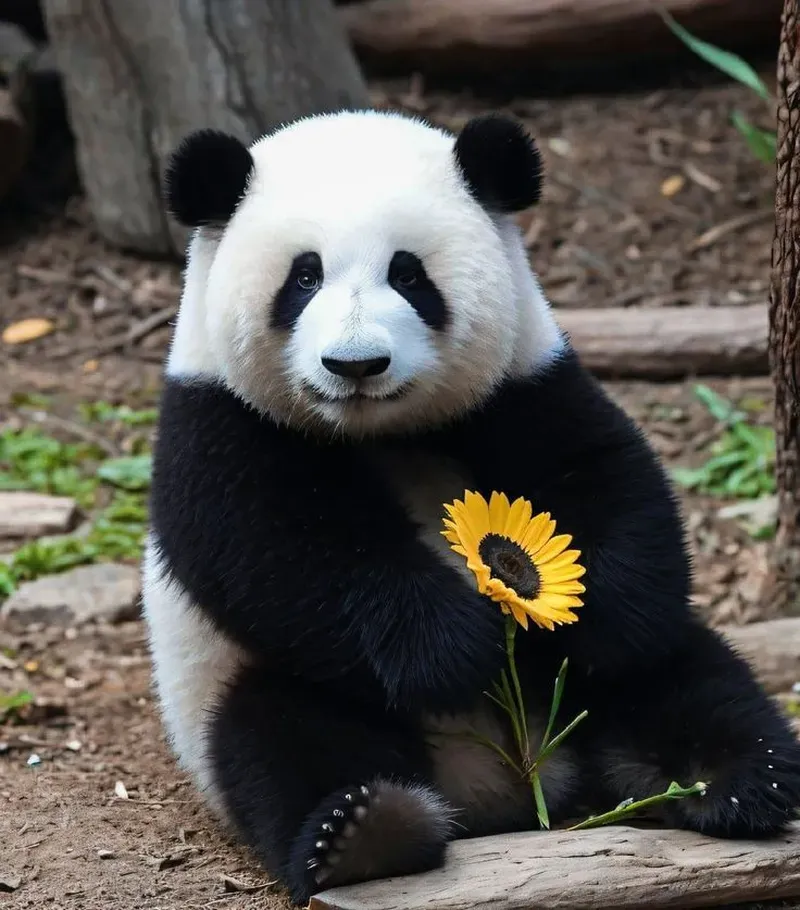 Meme con gấu trúc trung quốc đang tạo sóng trong cộng đồng mạng.