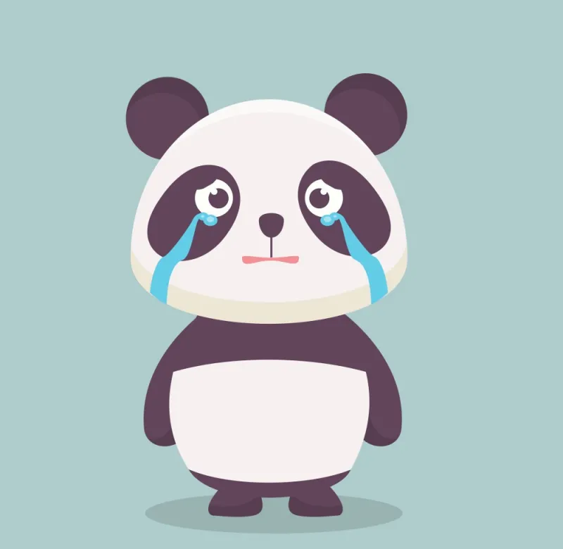 Meme ếch xanh khóc với vẻ mặt ngây ngô tạo nên những khoảnh khắc hài hước.