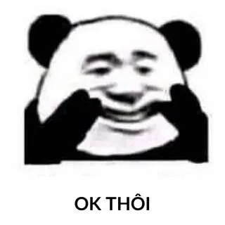 Biểu cảm troll face của gấu trúc trong meme này sẽ làm bạn cười lăn