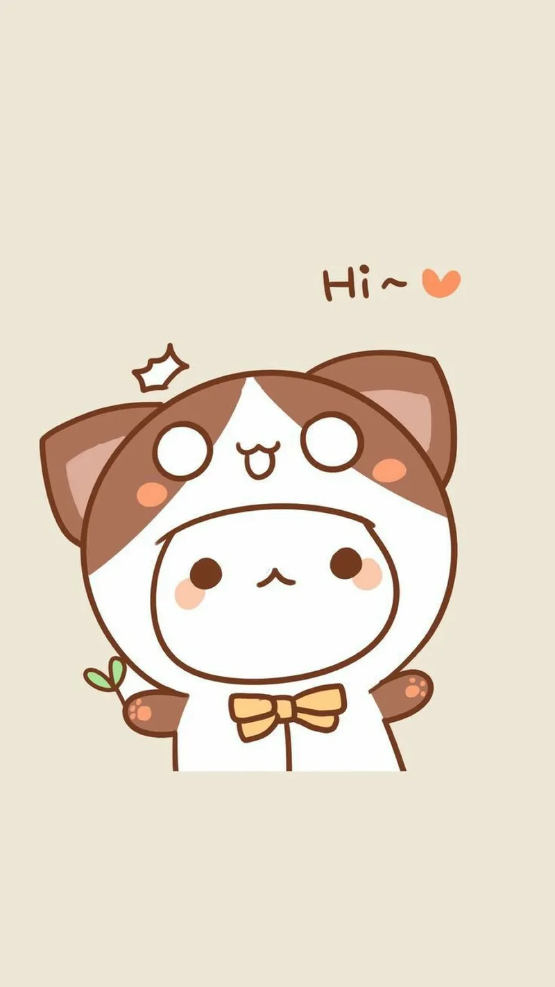 Hình meme hello dễ thương tạo ra không khí vui vẻ và ấm áp cho người xem.