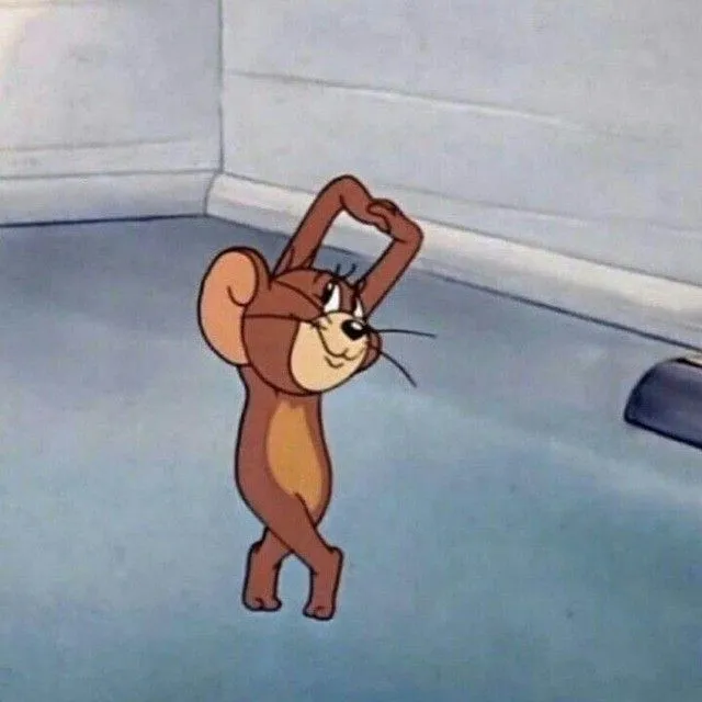 Ảnh meme jerry với biểu cảm lém lỉnh khiến bạn không thể nhịn cười.