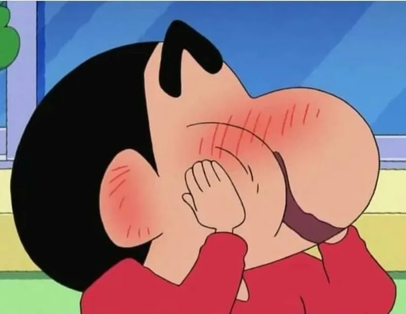 Ảnh meme ngại quá thể hiện sự bối rối mà vẫn cực kỳ dễ thương.
