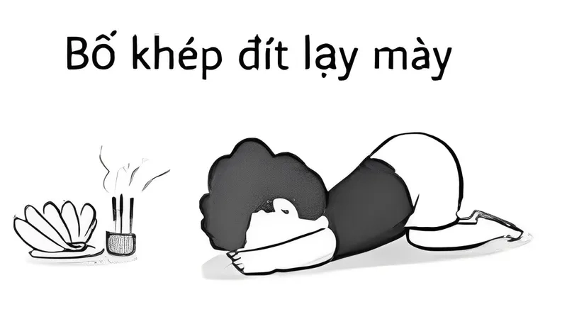 Meme quỳ là biểu tượng phổ biến khi muốn bày tỏ sự bất lực một cách hài hước.