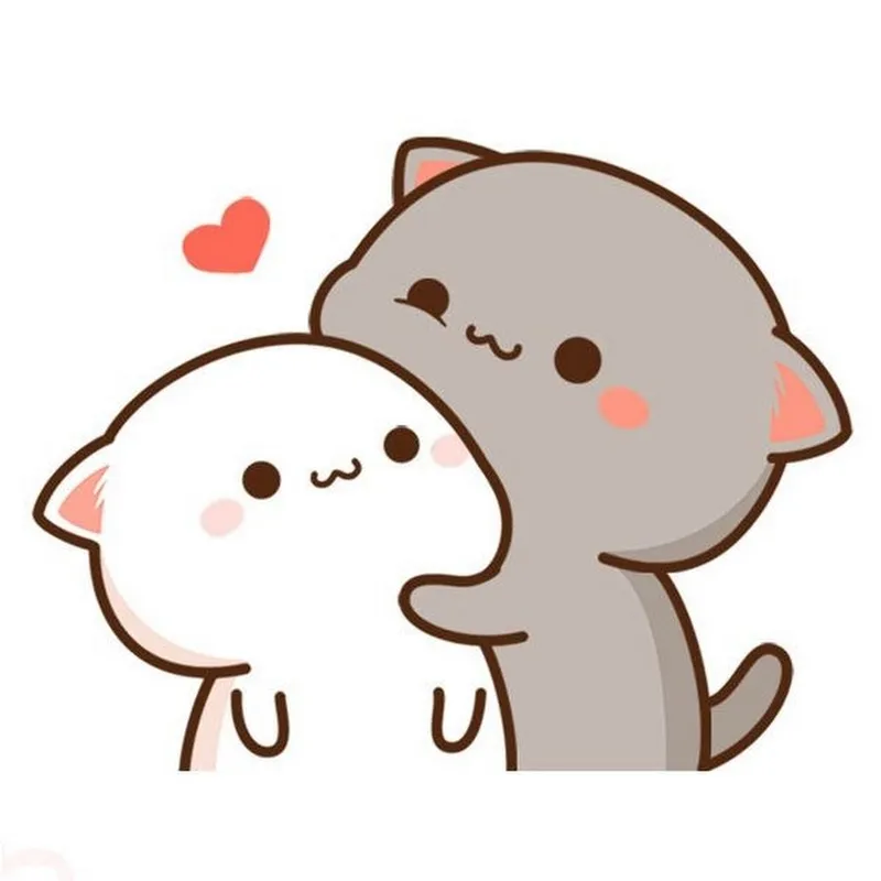 Mèo ôm nhau meme thể hiện tình bạn thân thiết và dễ thương, mang lại cảm giác ấm áp.