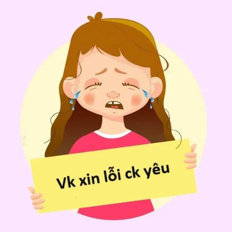 Cười ra nước mắt với meme ảnh xin lỗi hài hước nhưng vẫn đầy ý nghĩa.