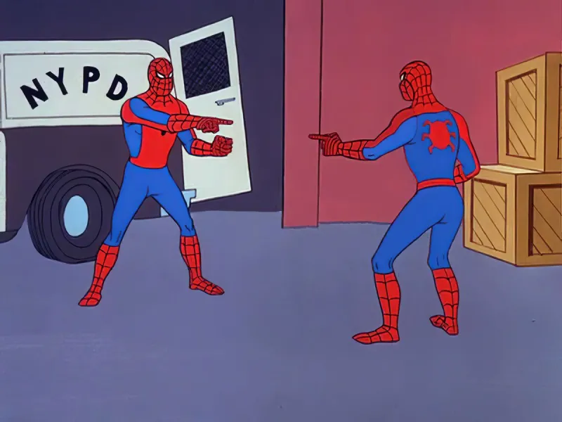 Ảnh người nhện meme mang lại tiếng cười sảng khoái với tình huống lầy lội.