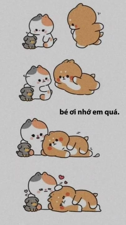 Meme em nhớ anh thể hiện tình cảm nhớ nhung một cách hài hước.
