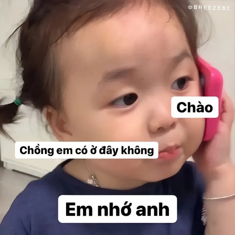 Meme yêu giúp bạn thể hiện tình cảm dễ thương và vui nhộn.