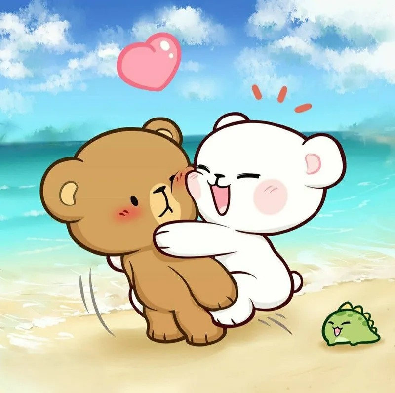 Meme ôm chân dễ thương, mang lại cảm giác yêu thương, khiến người xem cảm thấy dễ chịu.