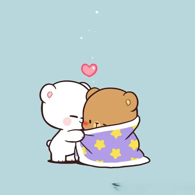 Meme ôm nhau ngủ thể hiện tình bạn thân thiết, dễ thương và ấm áp.