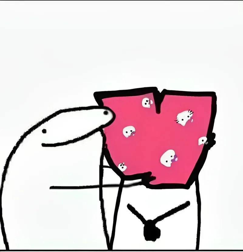 Meme quần Hello Kitty siêu dễ thương, kết hợp phong cách và hài hước.