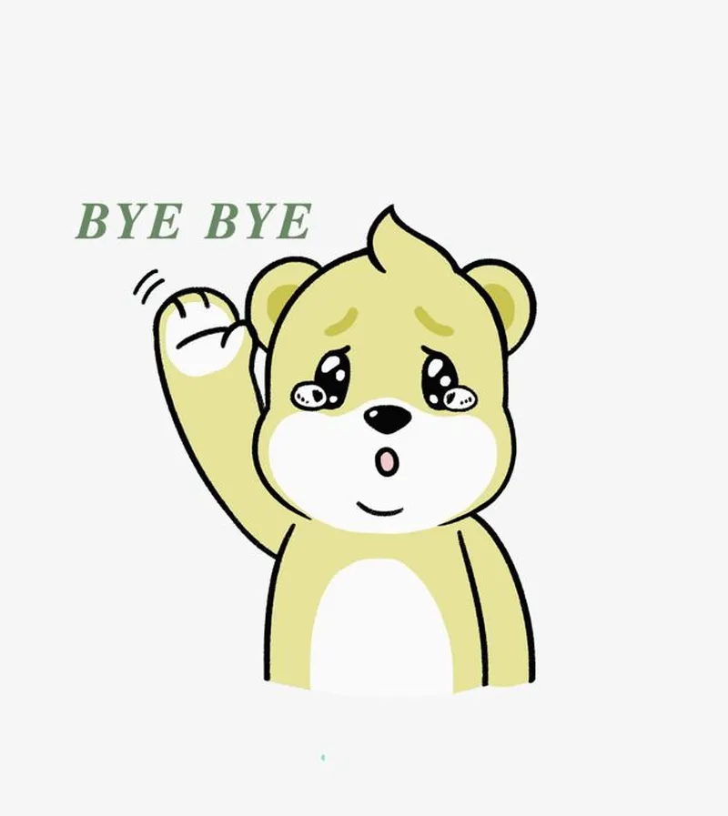 Chia tay nhưng không buồn với meme tạm biệt cực kỳ hài hước và dễ thương.