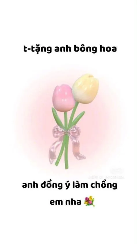 Tặng bông hoa meme giúp bạn gửi yêu thương theo cách hài hước