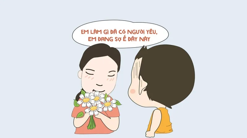 Phong cách thả thính Trung Quốc kết hợp sự hài hước và tình cảm qua từng meme.