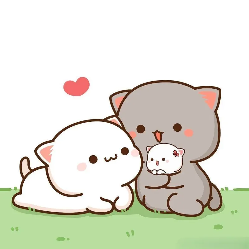 Hình meme cute tình yêu dễ thương, ngập tràn ngọt ngào.