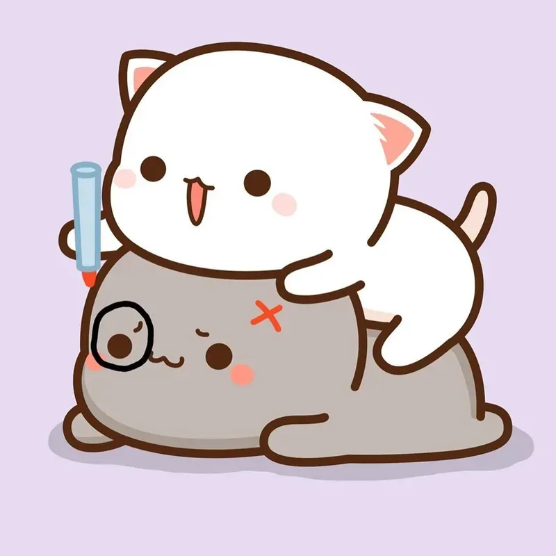 Ảnh meme tình yêu cute, dễ thương, làm tan chảy mọi trái tim.
