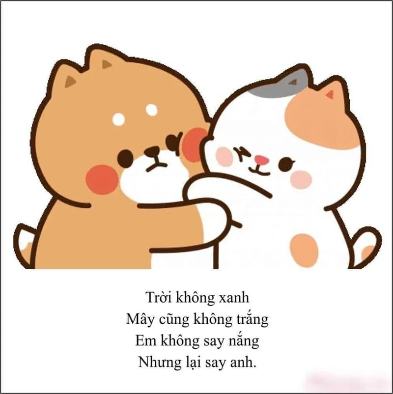 Bày tỏ tình cảm một cách hiện đại và tinh tế với meme “yêu anh”.