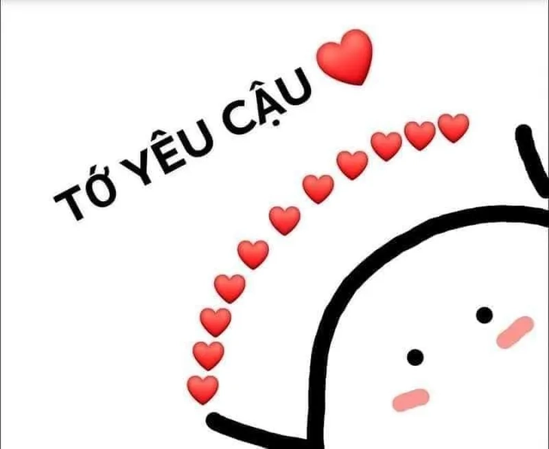 Những meme tỏ tình giúp bạn dễ dàng bày tỏ cảm xúc mà không ngại ngần.