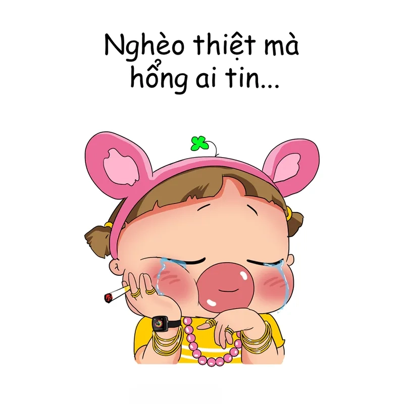 Meme đầu bù tóc rối gây cười với những biểu cảm ngộ nghĩnh.