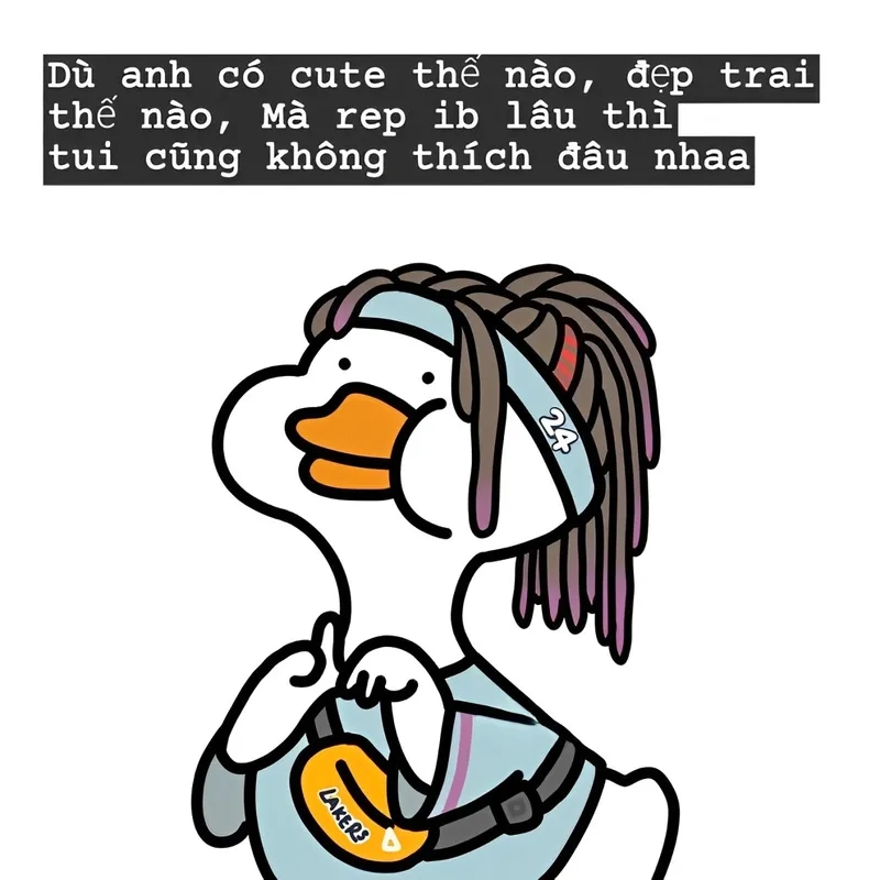 Vịt meme cute khiến ai cũng muốn chia sẻ ngay lập tức.