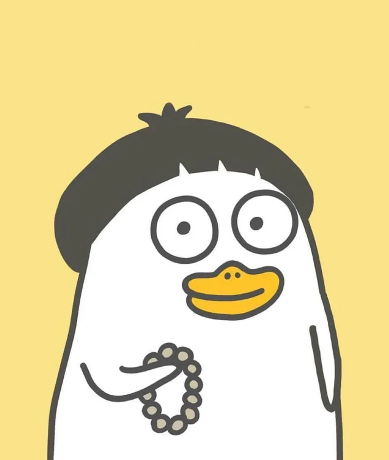 Meme ảnh con vịt chế vui nhộn, tạo nên sự hài hước bất ngờ.
