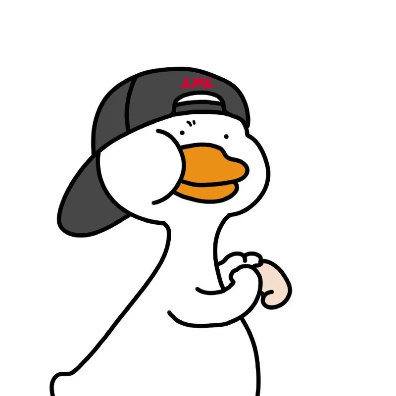 Vịt cute meme luôn tạo nên sự vui vẻ và dễ chịu cho người xem.
