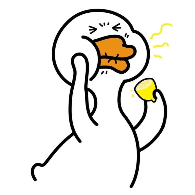 Meme con vịt Weibo ngộ nghĩnh, dễ thương và gây cười.